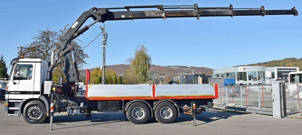 Mercedes-Benz ACTROS 2635 Pritsche 6,40m + HIAB 400 E-5 + FUNK - Camion grue: photos 5 Mercedes-Benz ACTROS 2635 Pritsche 6,40m + HIAB 400 E-5 + FUNK - Camion grue: photos 5