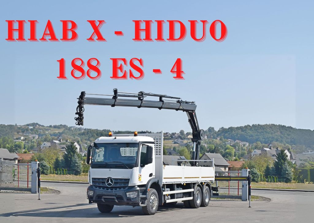 Mercedes-Benz ACTROS 2636 *HIAB X-HIDUO 188 ES-4/FUNK + * 6x4 Mercedes-Benz AROCS 2636 *HIAB X-HIDUO 188 ES-4/FUNK + * 6x4 - Camion grue, Camion plateau: photos 1 Mercedes-Benz ACTROS 2636 *HIAB X-HIDUO 188 ES-4/FUNK + * 6x4 Mercedes-Benz AROCS 2636 *HIAB X-HIDUO 188 ES-4/FUNK + * 6x4 - Camion grue, Camion plateau: photos 1