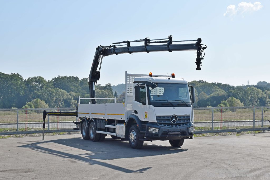 Mercedes-Benz ACTROS 2636 *HIAB X-HIDUO 188 ES-4/FUNK + * 6x4 - Camion grue, Camion plateau: photos 2 Mercedes-Benz ACTROS 2636 *HIAB X-HIDUO 188 ES-4/FUNK + * 6x4 - Camion grue, Camion plateau: photos 2