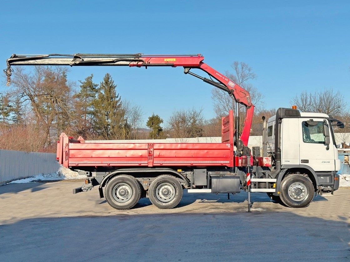 Mercedes-Benz ACTROS 2636* KIPPER 5,25 + BORDMATIC / 6x4 - Camion grue: photos 4 Mercedes-Benz ACTROS 2636* KIPPER 5,25 + BORDMATIC / 6x4 - Camion grue: photos 4