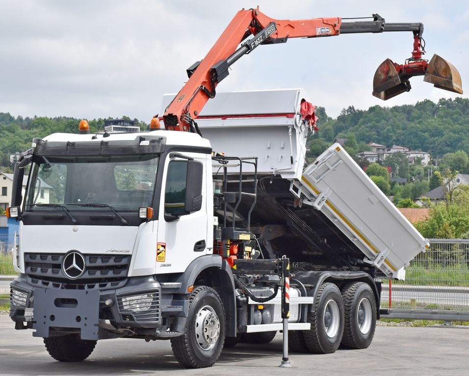 Mercedes-Benz AROCS 2635* FASSI F165AZ.0.22 + FUNK * 6x4 - Camion grue, Camion benne: photos 3 Mercedes-Benz AROCS 2635* FASSI F165AZ.0.22 + FUNK * 6x4 - Camion grue, Camion benne: photos 3