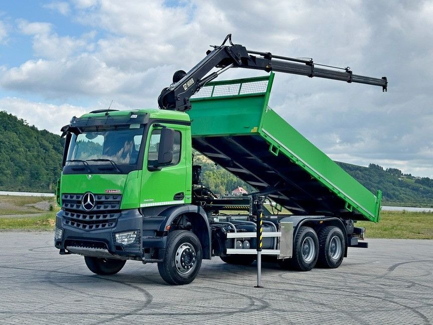 Mercedes-Benz AROCS 2636 * HIAB 122 ES - 3 HIPRO * 6x4 - Camion benne, Camion grue: photos 2 Mercedes-Benz AROCS 2636 * HIAB 122 ES - 3 HIPRO * 6x4 - Camion benne, Camion grue: photos 2