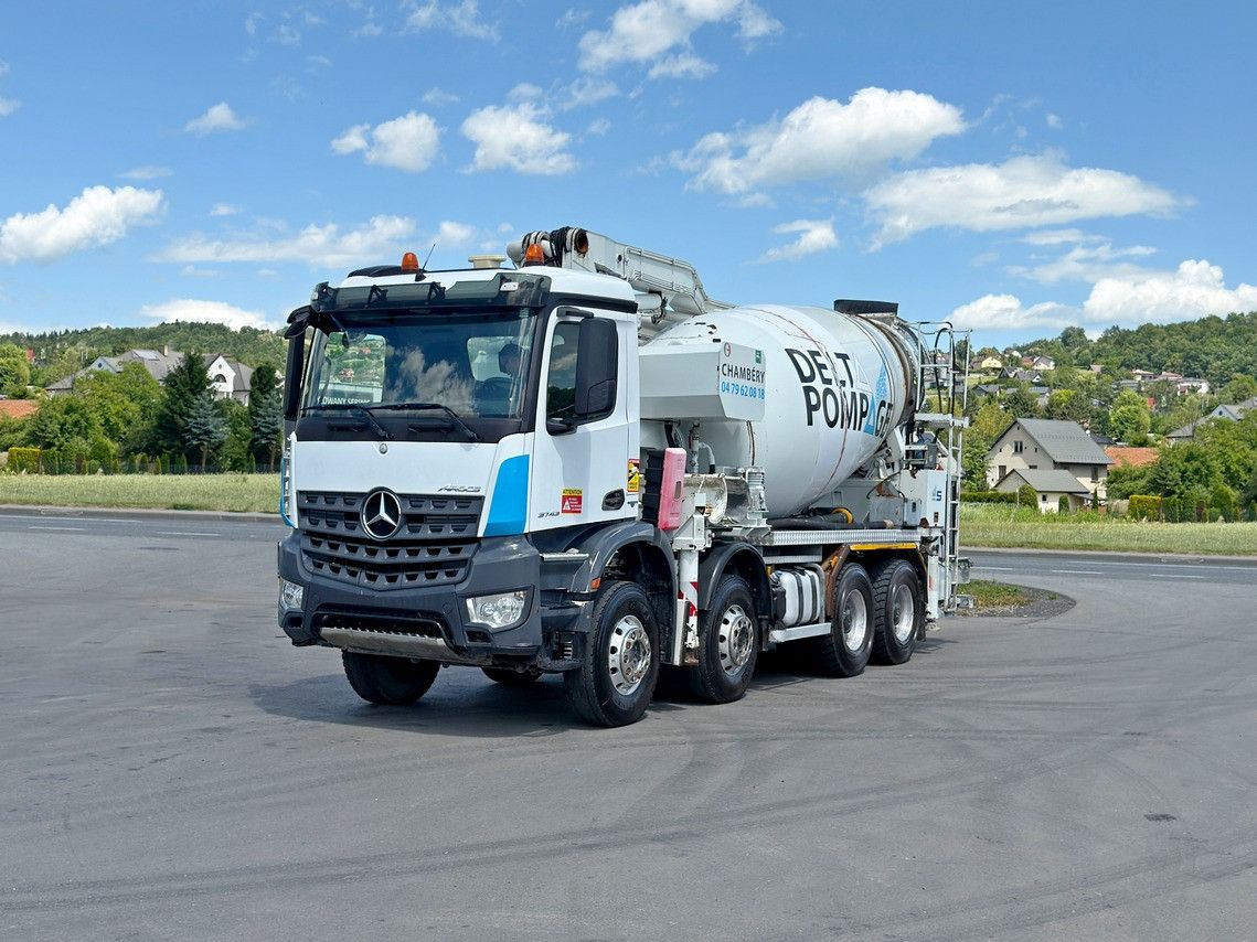 Mercedes-Benz AROCS 3743 * Betonpumpe + FUNK * 8x4 * TOP - Camion pompe: photos 2 Mercedes-Benz AROCS 3743 * Betonpumpe + FUNK * 8x4 * TOP - Camion pompe: photos 2