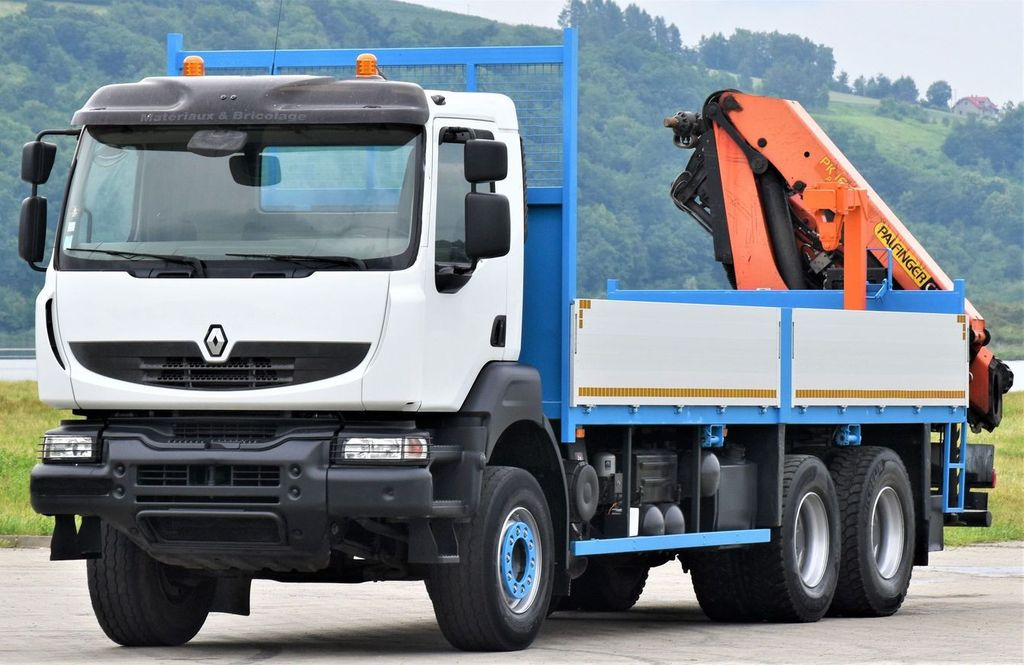 Renault KERAX 370 *PK 16502 + FUNK / 6x4 * TOP - Camion grue, Camion plateau: photos 4 Renault KERAX 370 *PK 16502 + FUNK / 6x4 * TOP - Camion grue, Camion plateau: photos 4