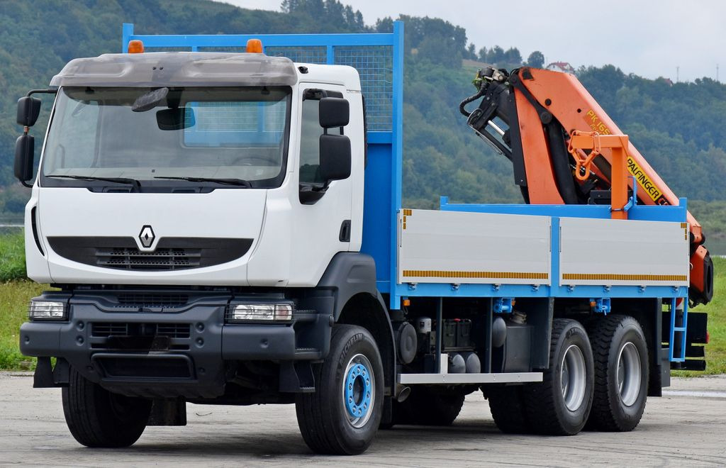 Renault KERAX 370 *PK 16502 + FUNK / 6x4 * TOP - Camion grue, Camion plateau: photos 3 Renault KERAX 370 *PK 16502 + FUNK / 6x4 * TOP - Camion grue, Camion plateau: photos 3