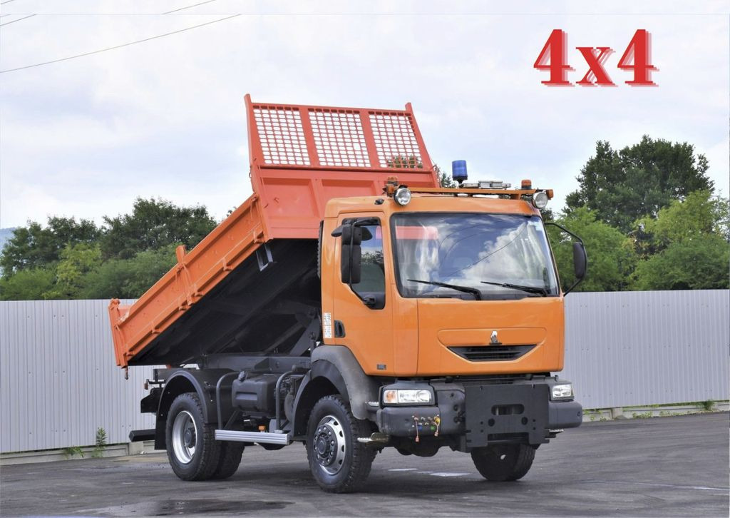 Renault MIDLUM 220 DCI* KIPPER 3,80m * 4x4 - Camion benne: photos 1 Renault MIDLUM 220 DCI* KIPPER 3,80m * 4x4 - Camion benne: photos 1