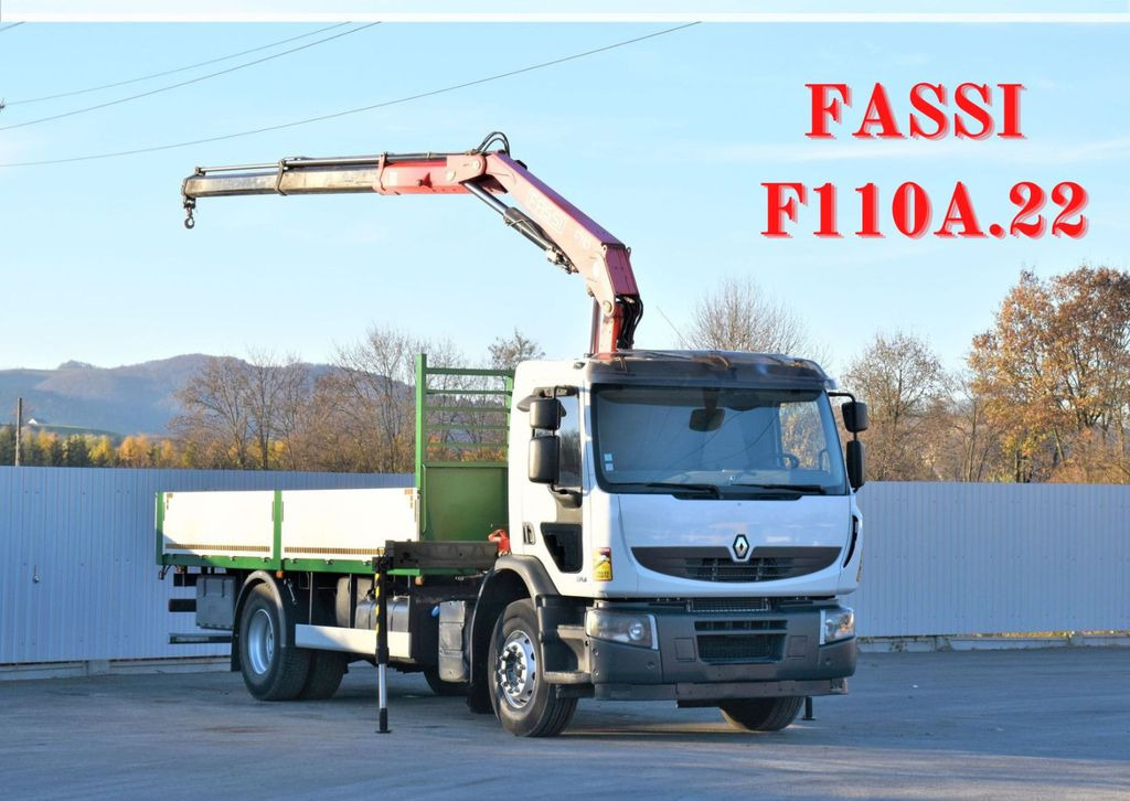 Renault Premium 370* FASSI F110A.22 * TOPZUSTAND - Camion grue: photos 1 Renault Premium 370* FASSI F110A.22 * TOPZUSTAND - Camion grue: photos 1