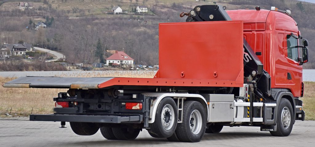 Camion ampliroll, Camion grue Scania G 400 * Abschleppwagen 6,40m* KRAN + FUNK * TOP: photos 6