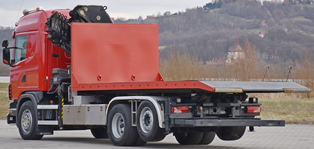 Camion ampliroll, Camion grue Scania G 400 * Abschleppwagen 6,40m* KRAN + FUNK * TOP: photos 7