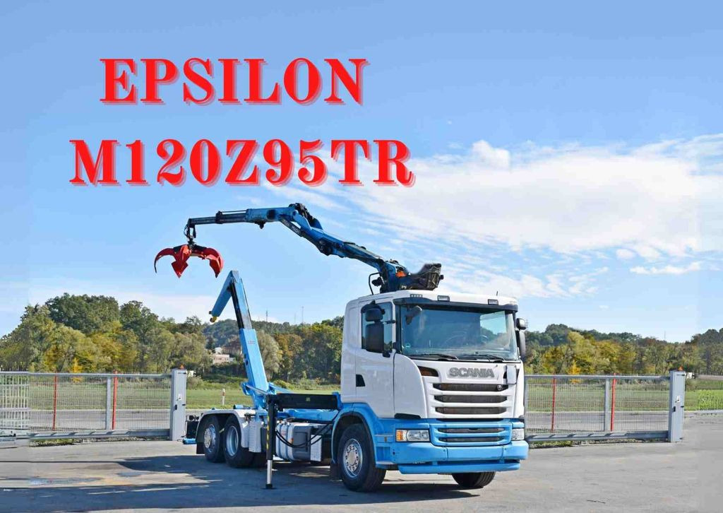 Scania G 440 * Abrollkipper * EPSILON M120Z95TR* TOP - Camion ampliroll: photos 1 Scania G 440 * Abrollkipper * EPSILON M120Z95TR* TOP - Camion ampliroll: photos 1
