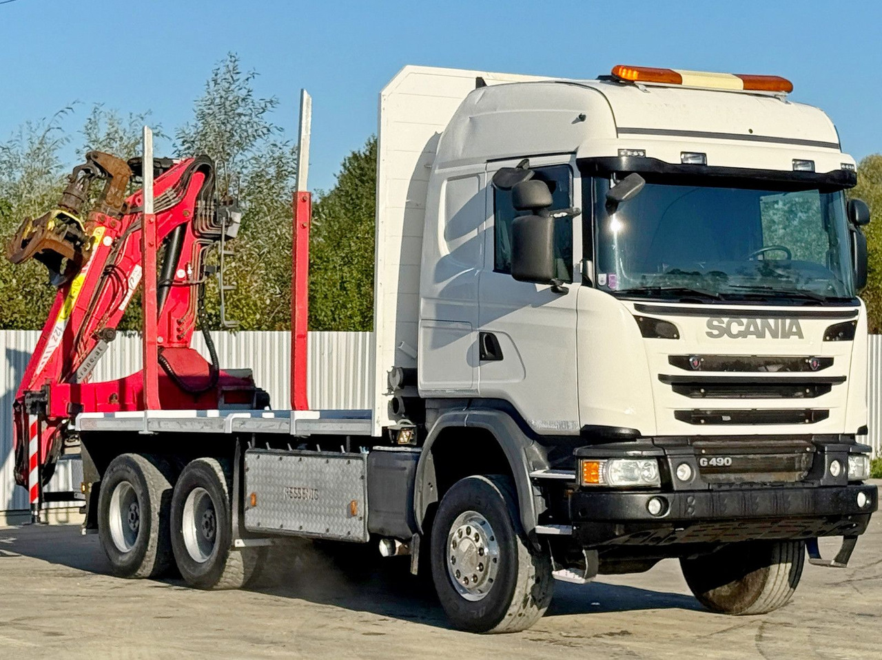 Scania G490* HOLZTRANSPORTER * PENZ 12Z8.70* 6x6 - Camion grue: photos 4 Scania G490* HOLZTRANSPORTER * PENZ 12Z8.70* 6x6 - Camion grue: photos 4