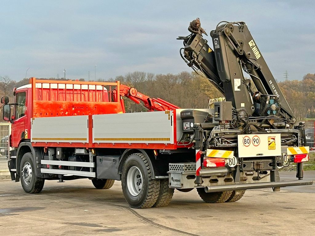 Camion grue, Camion plateau Scania P 280 * HIAB 122 E - 2 HIDUO + FUNK* TOPZUSTAND: photos 6