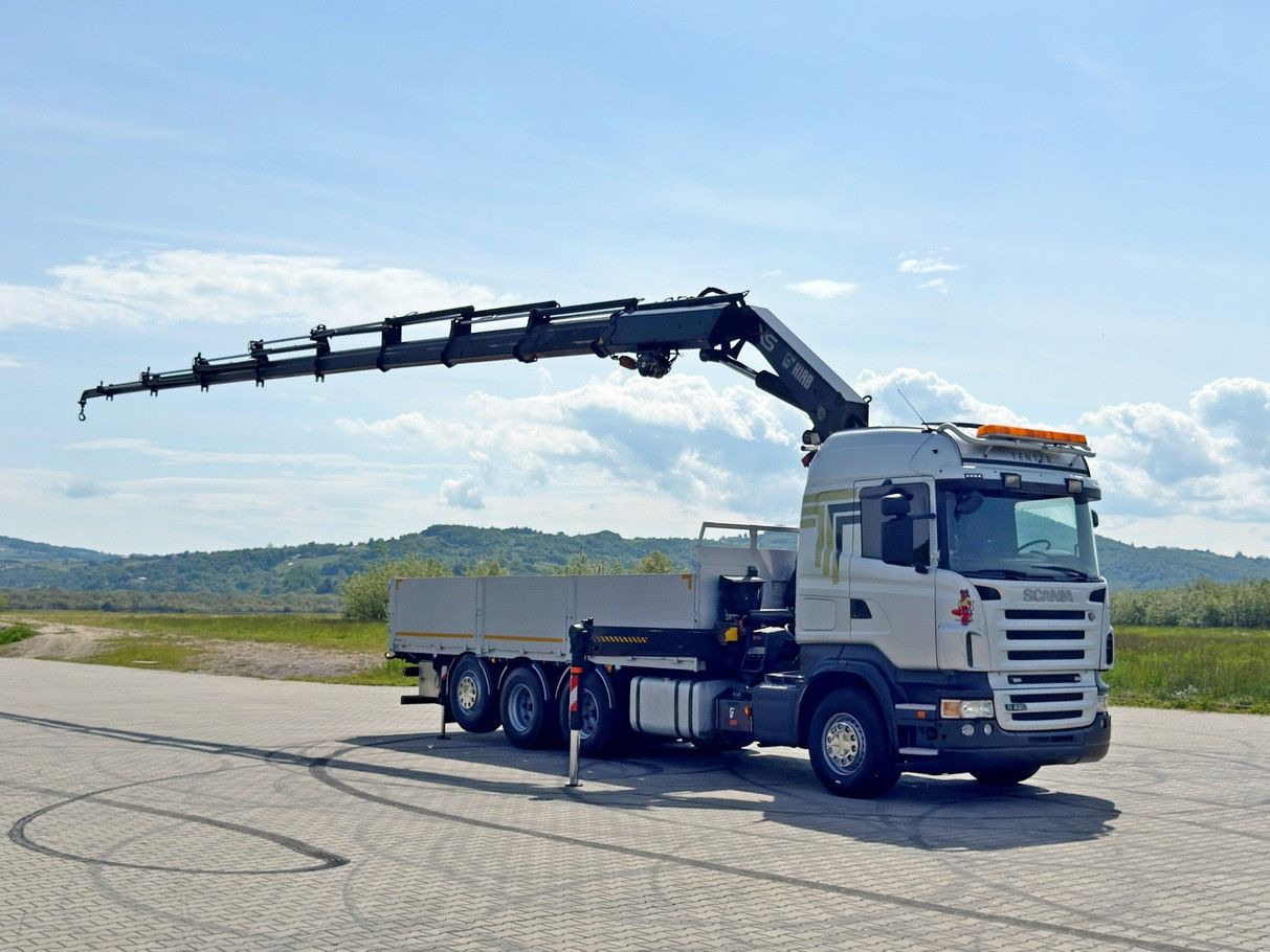 Scania R480 PRITSCHE 6,85m *HIAB 377 E-8 HIPRO/FUNK*8x4 - Camion grue: photos 2 Scania R480 PRITSCHE 6,85m *HIAB 377 E-8 HIPRO/FUNK*8x4 - Camion grue: photos 2
