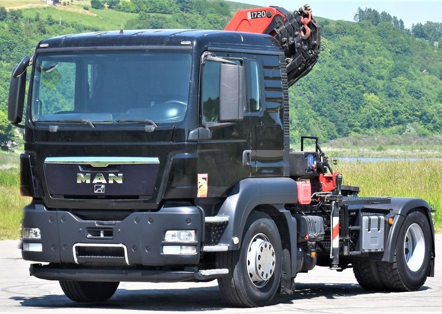 MAN TGS 18.400 Sattelzugmaschine + KRAN/FUNK MAN TGS 18.400 Sattelzugmaschine + KRAN/FUNK - Tracteur routier: photos 3 MAN TGS 18.400 Sattelzugmaschine + KRAN/FUNK MAN TGS 18.400 Sattelzugmaschine + KRAN/FUNK - Tracteur routier: photos 3