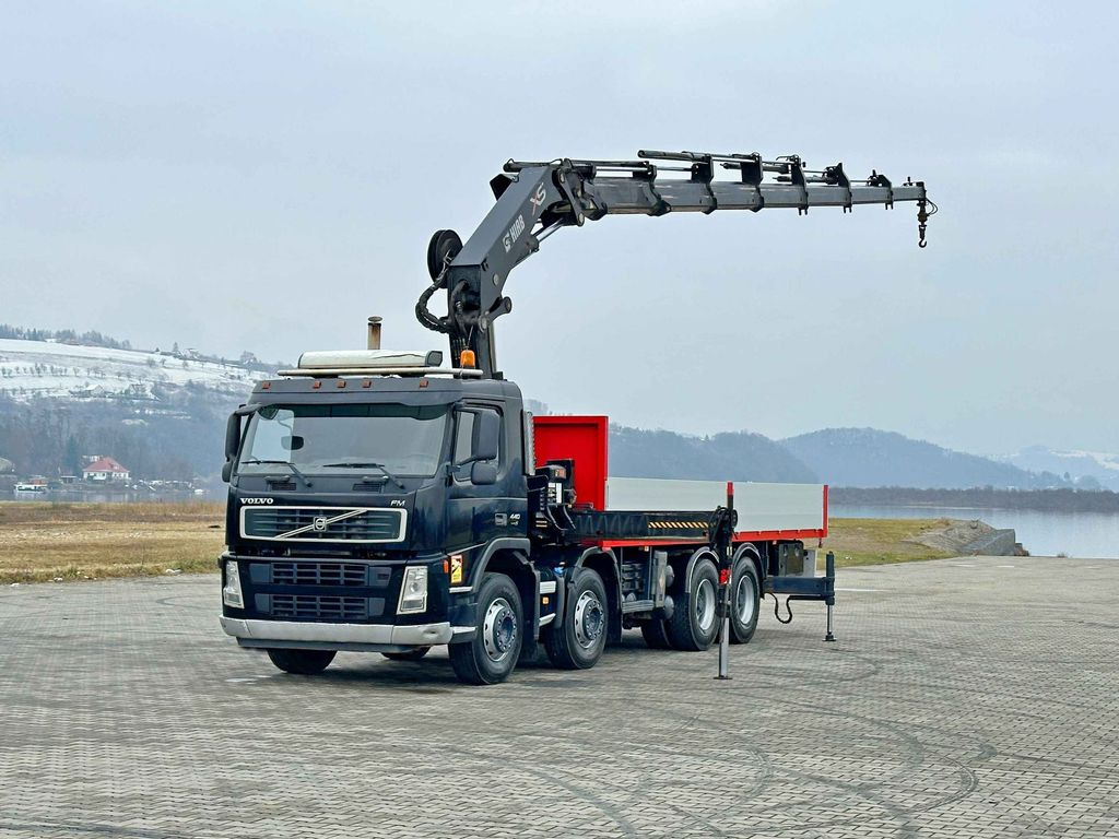 Volvo FM 440* HIAB 377 E-7 HIDUO + FUNK / 8x4 - Camion plateau, Camion grue: photos 2 Volvo FM 440* HIAB 377 E-7 HIDUO + FUNK / 8x4 - Camion plateau, Camion grue: photos 2