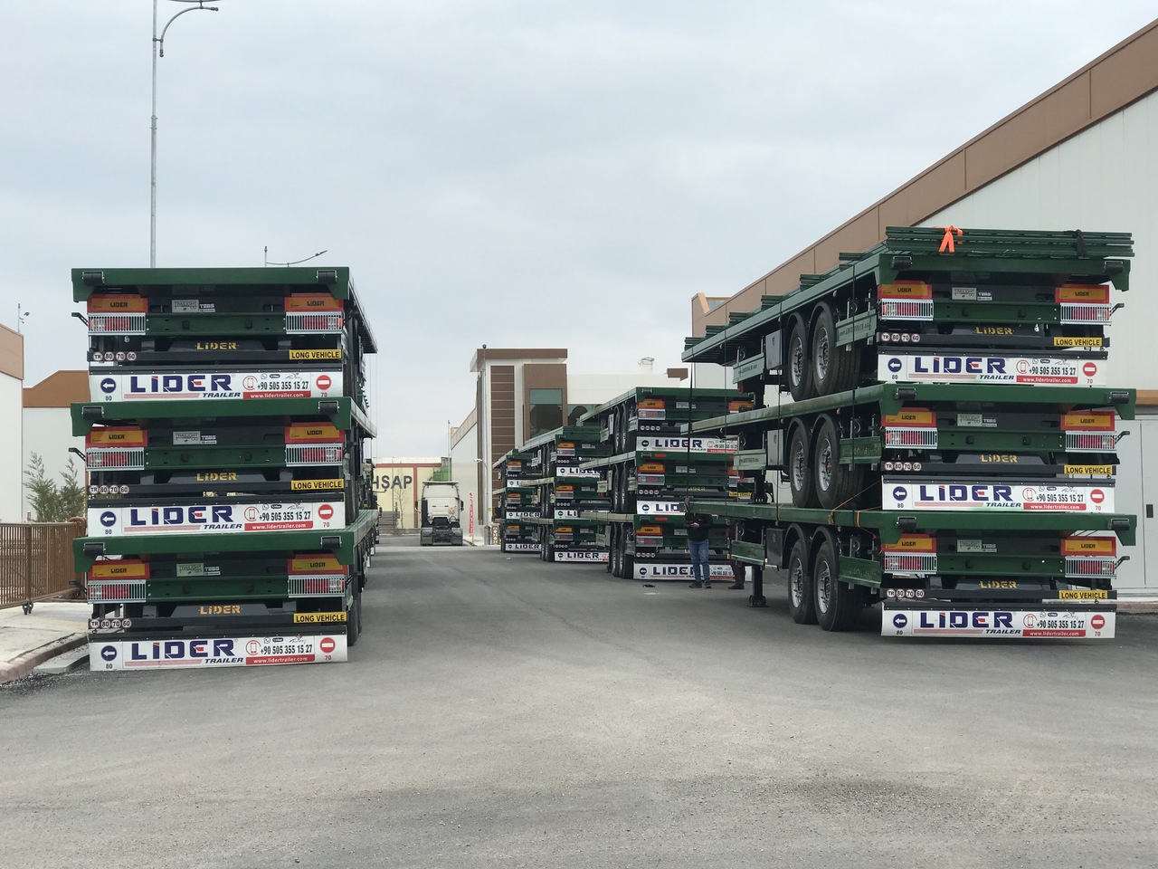 Semi-remorque porte-conteneur/ Caisse mobile neuf LIDER 2024 MODEL NEW DIRECTLY FROM MANUFACTURER FACTORY AVAILABLE READY: photos 8