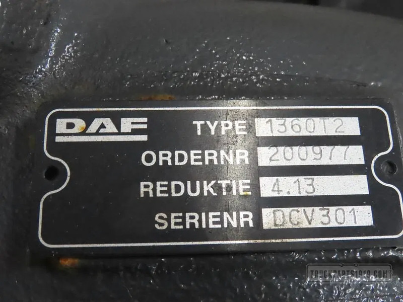 DAF 2007437 | Differentieel 1360T2 R=4.13 - Essieu et pièces pour Camion: photos 3 DAF 2007437 | Differentieel 1360T2 R=4.13 - Essieu et pièces pour Camion: photos 3