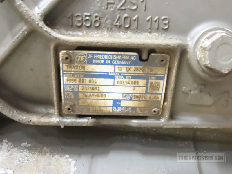 DAF 2189392 Versnellingsbak 12TX2620 TD - Boîte de vitesse pour Camion: photos 3 DAF 2189392 Versnellingsbak 12TX2620 TD - Boîte de vitesse pour Camion: photos 3