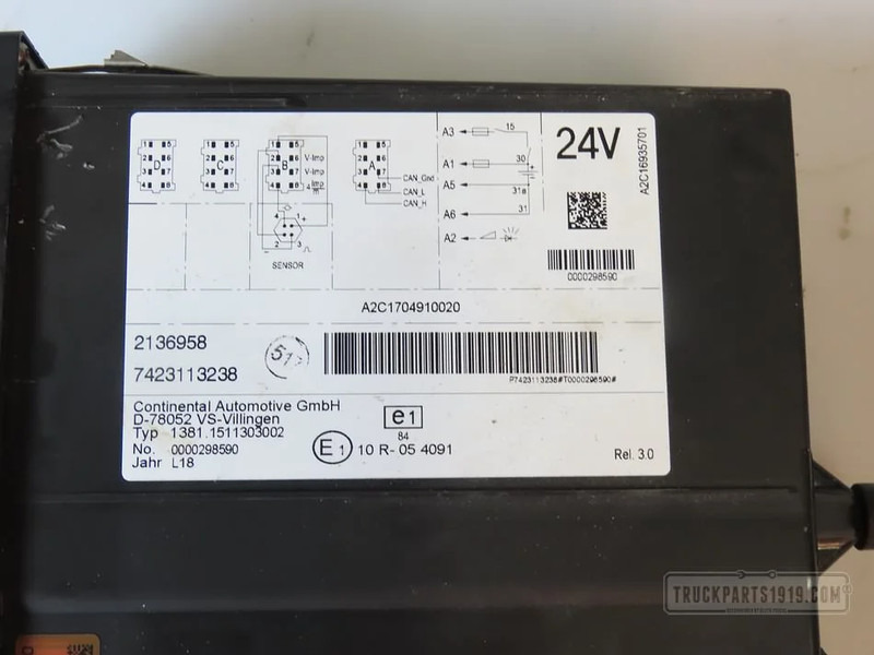 DAF Electrical System Tachograaf Rel. 3.0 DAF - Chronotachygraphe pour Camion: photos 2 DAF Electrical System Tachograaf Rel. 3.0 DAF - Chronotachygraphe pour Camion: photos 2