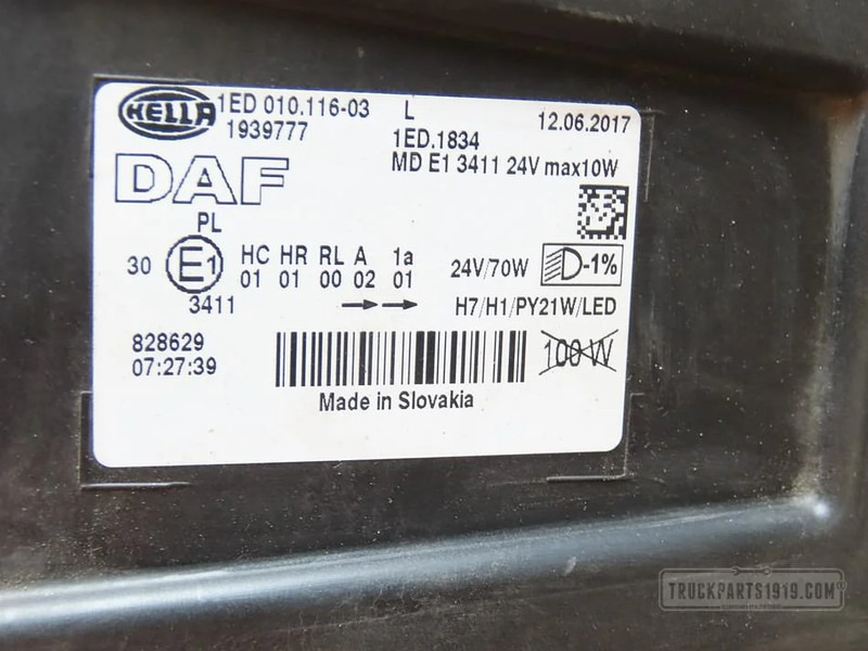 DAF Lighting Koplamp Li. DAF XF 106 - Feu avant pour Camion: photos 3 DAF Lighting Koplamp Li. DAF XF 106 - Feu avant pour Camion: photos 3