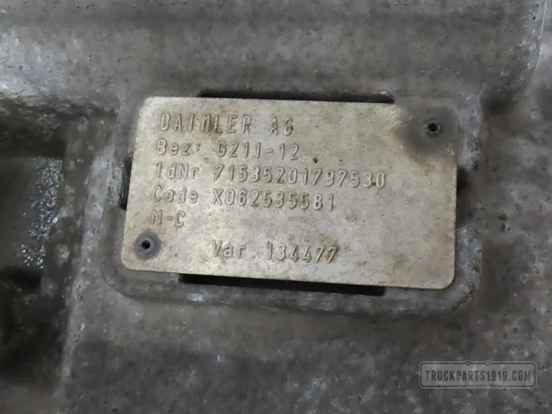 Mercedes-Benz 0012603600 Versnellingsbak G211-12 MB MP4 - Boîte de vitesse pour Camion: photos 3 Mercedes-Benz 0012603600 Versnellingsbak G211-12 MB MP4 - Boîte de vitesse pour Camion: photos 3