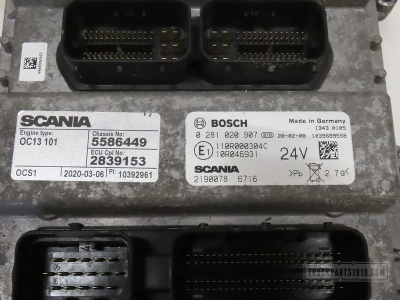 Scania 2839153 | Motor ECU OC13-101 - Bloc de gestion pour Camion: photos 2 Scania 2839153 | Motor ECU OC13-101 - Bloc de gestion pour Camion: photos 2