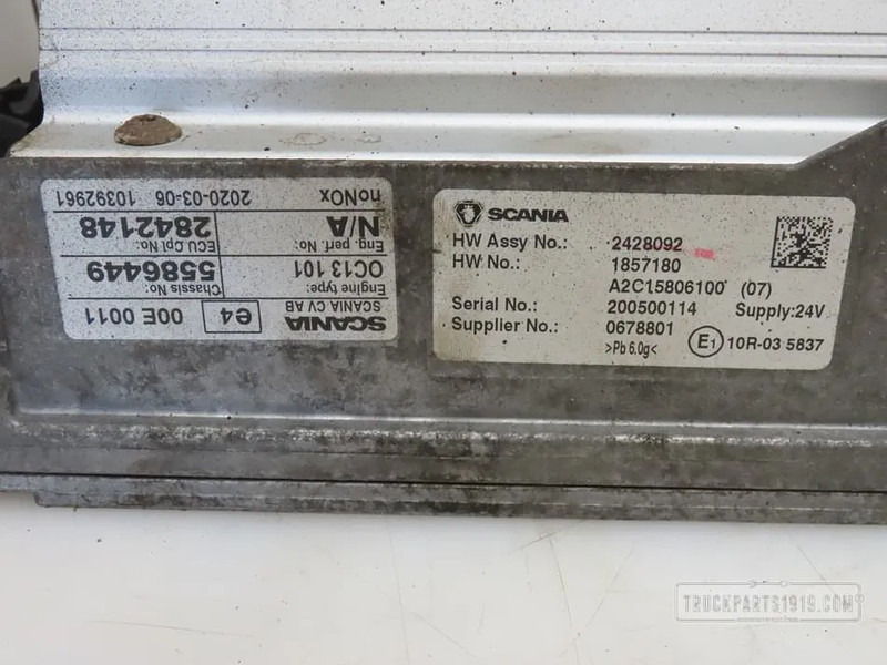 Scania 2842148 | Motor ECU OC13-101 - Bloc de gestion pour Camion: photos 2 Scania 2842148 | Motor ECU OC13-101 - Bloc de gestion pour Camion: photos 2