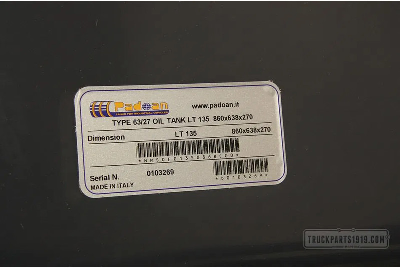 ZF NSOF0135086RC00 Hydr. tank achter cab 135 Ltr - Hydraulique pour Camion: photos 4 ZF NSOF0135086RC00 Hydr. tank achter cab 135 Ltr - Hydraulique pour Camion: photos 4