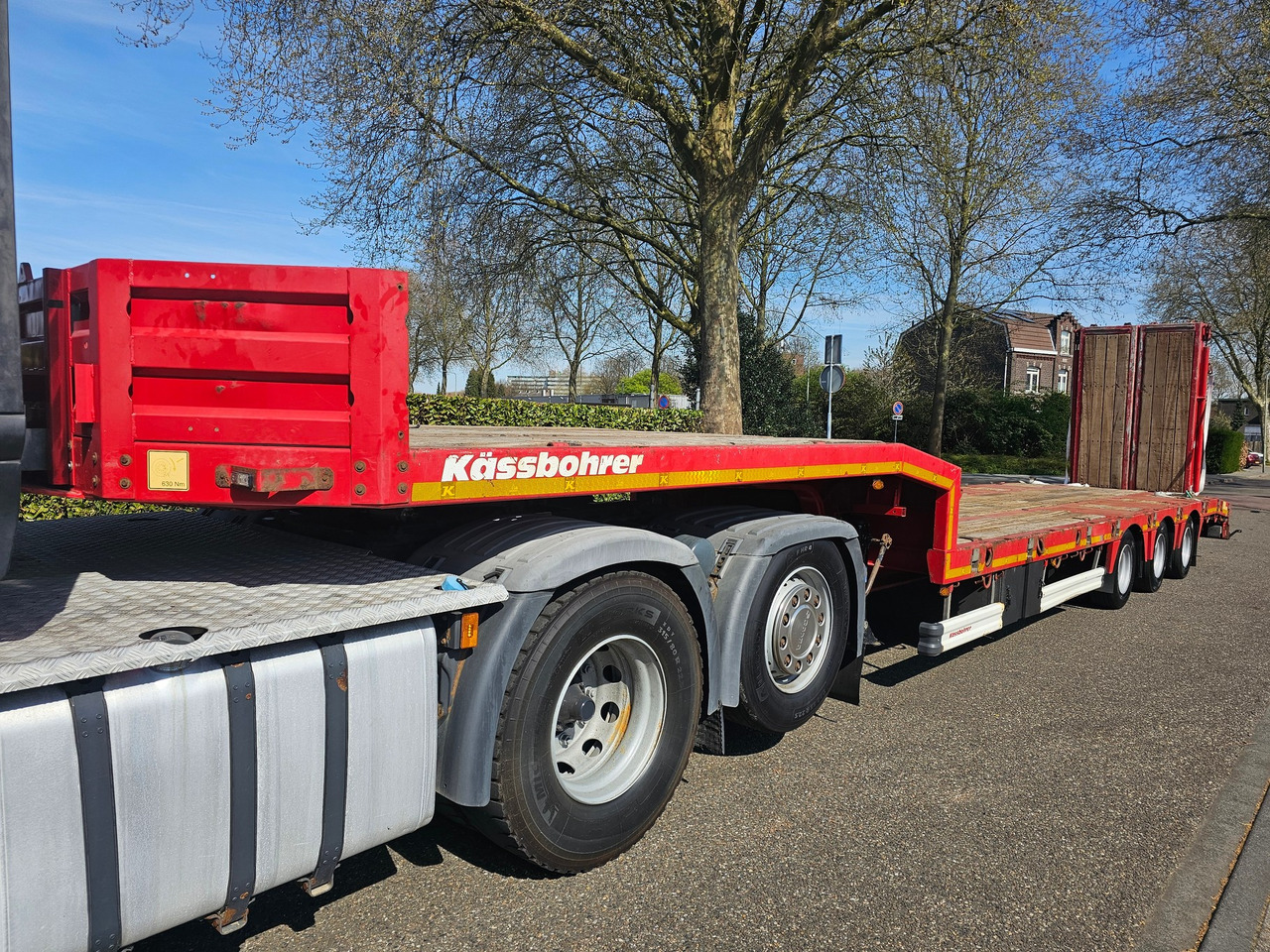 Kässbohrer LB3E With Hydraulic Flip Ramps - Semi-remorque surbaissé: photos 5 Kässbohrer LB3E With Hydraulic Flip Ramps - Semi-remorque surbaissé: photos 5