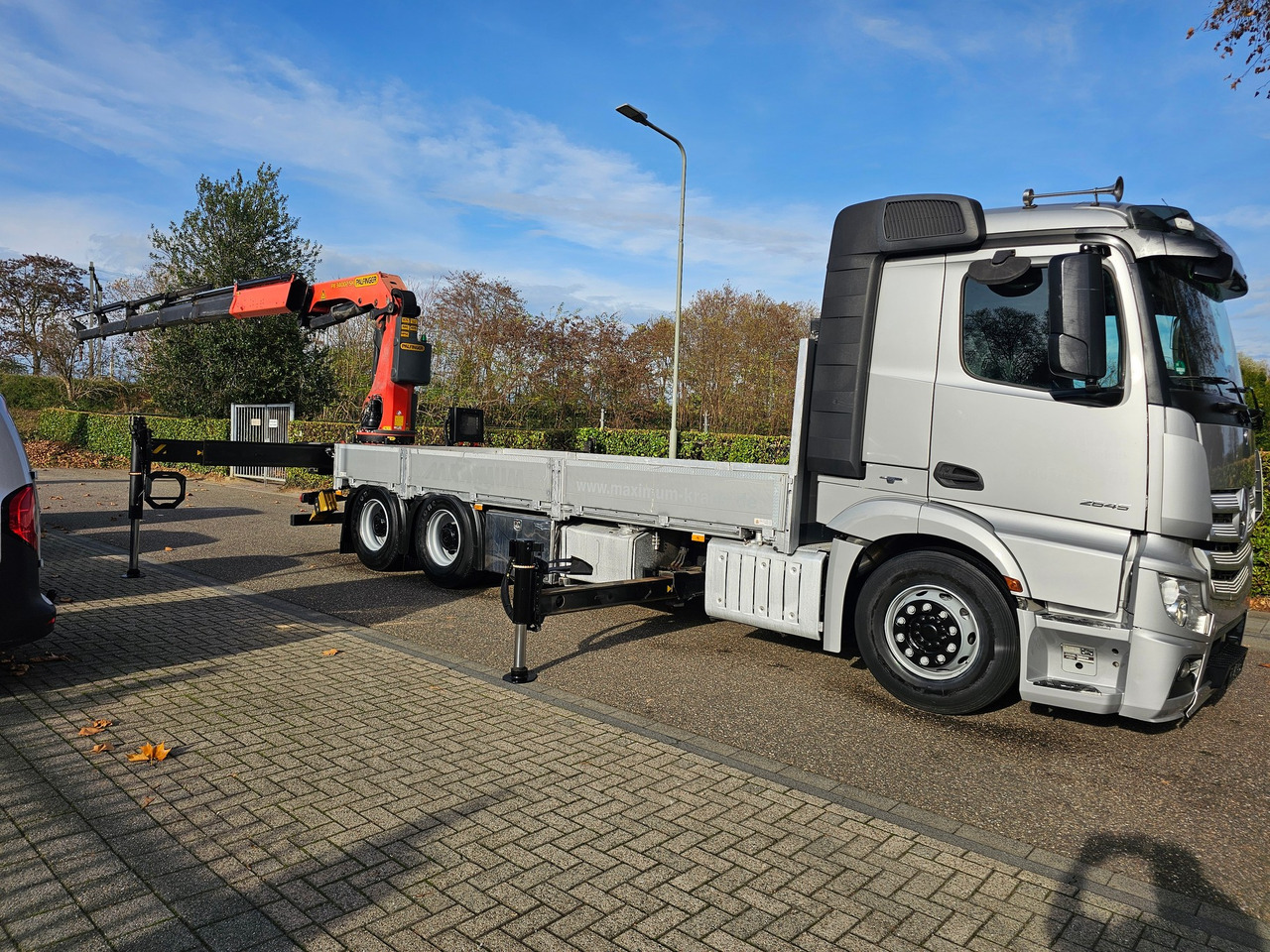 Camion plateau, Camion grue Mercedes Benz Actros 2645 6x4: photos 10 Camion plateau, Camion grue Mercedes Benz Actros 2645 6x4: photos 10