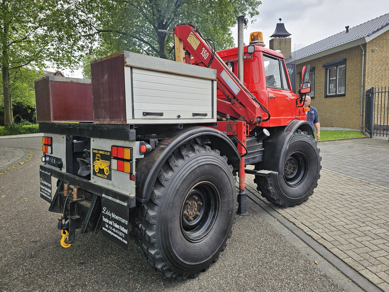 Unimog 406/U9000 4x4 - Camion grue: photos 2 Unimog 406/U9000 4x4 - Camion grue: photos 2