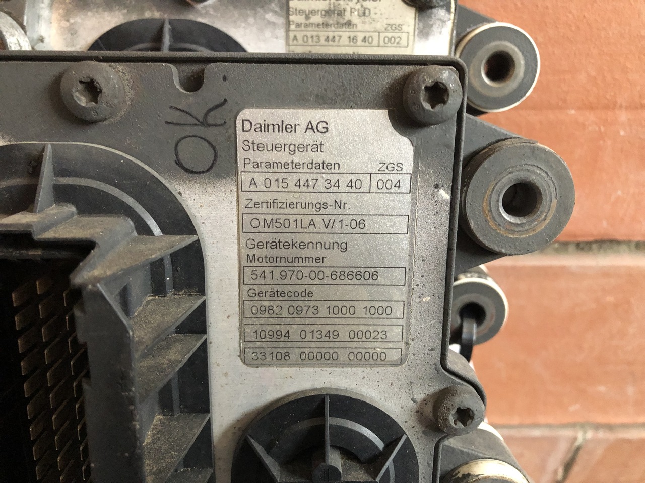 CONTROL UNIT ACTROS-ATEGO OM 501LA-OM904LA-OM906LA - Bloc de gestion pour Camion: photos 4 CONTROL UNIT ACTROS-ATEGO OM 501LA-OM904LA-OM906LA - Bloc de gestion pour Camion: photos 4