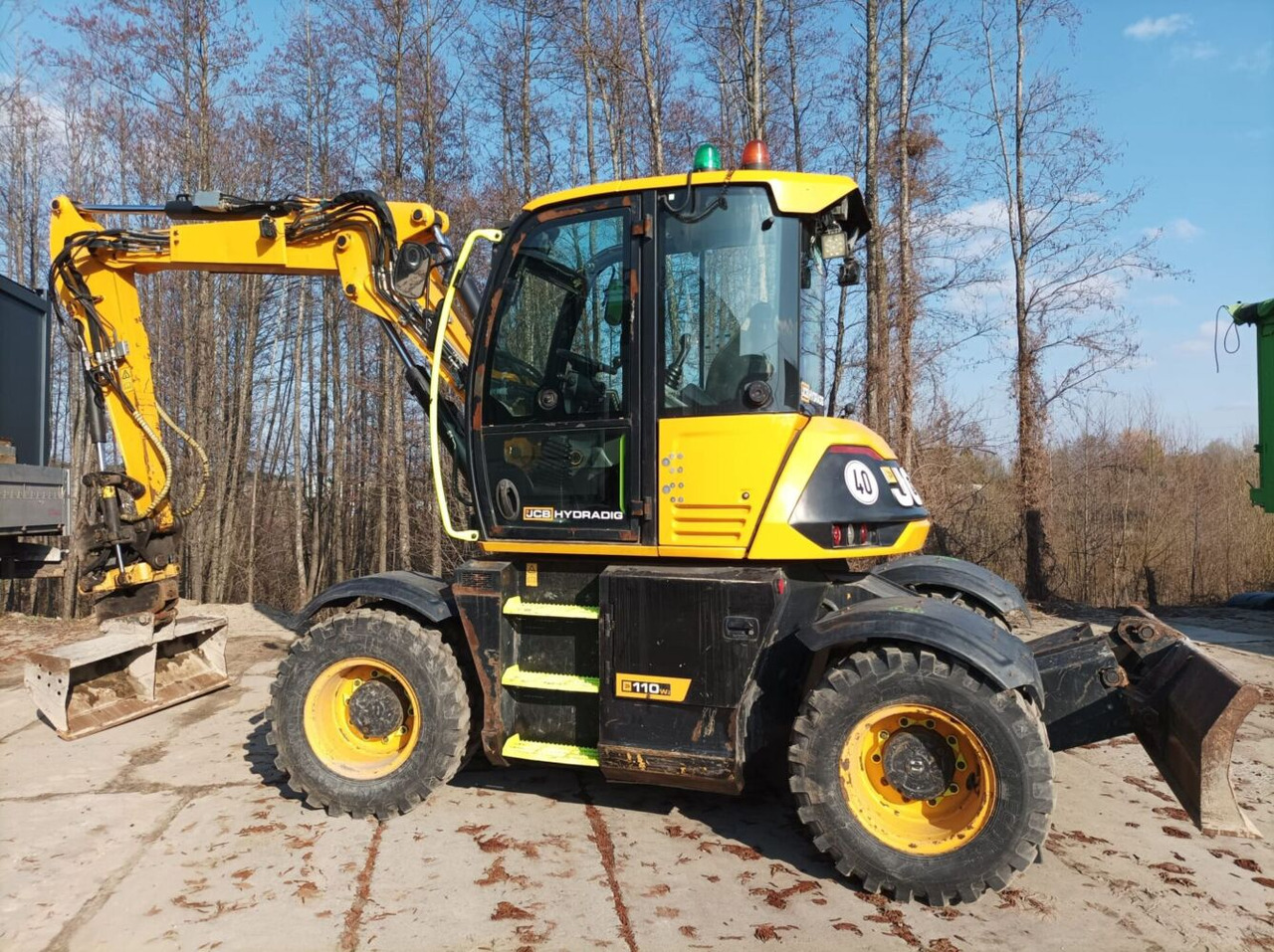 Pelle sur pneus JCB HD110WT T4: photos 16