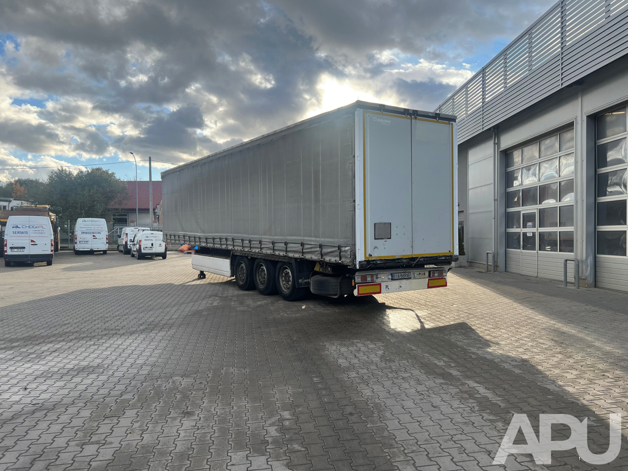 Naczepa ciężarowa KRONE - Semi-remorque rideaux coulissants: photos 3 Naczepa ciężarowa KRONE - Semi-remorque rideaux coulissants: photos 3