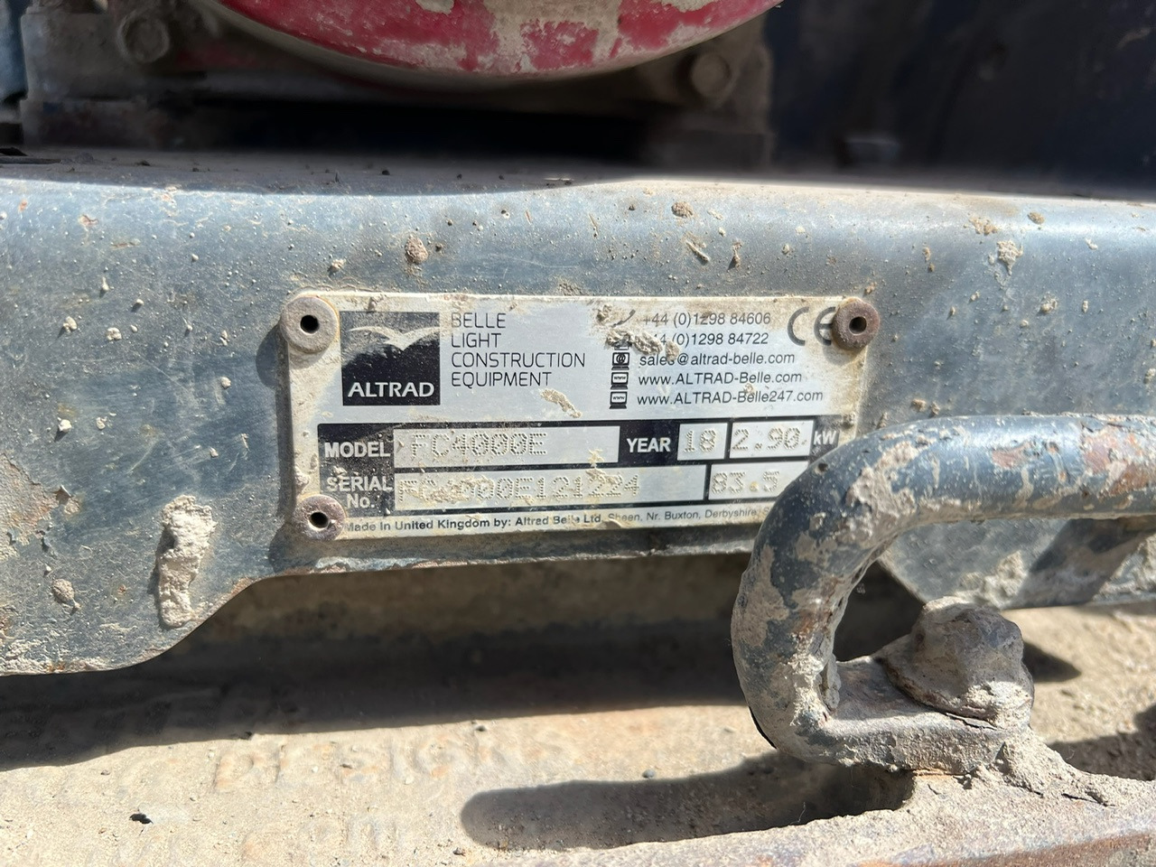 Zagęszczarka ALTRAD BELLE FC4000E PCX13/40 - Plaque vibrante: photos 4 Zagęszczarka ALTRAD BELLE FC4000E PCX13/40 - Plaque vibrante: photos 4