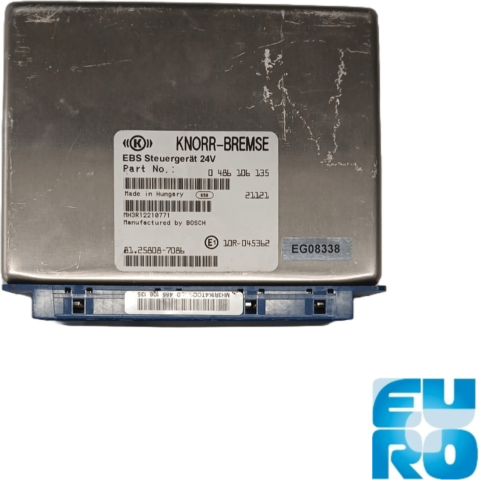 MAN TGS/X 06-EBS ELECTRONIC CONTROL UNIT (ECU) 5/7 KNORR PLUS 0486106309N50 - Bloc de gestion pour Camion: photos 1 MAN TGS/X 06-EBS ELECTRONIC CONTROL UNIT (ECU) 5/7 KNORR PLUS 0486106309N50 - Bloc de gestion pour Camion: photos 1