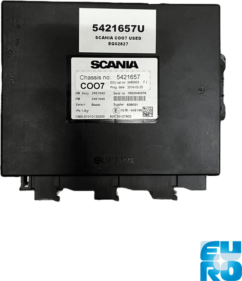SCANIA COO7 GEBRUIKT 5421657U - Moteur et pièces pour Camion: photos 1 SCANIA COO7 GEBRUIKT 5421657U - Moteur et pièces pour Camion: photos 1
