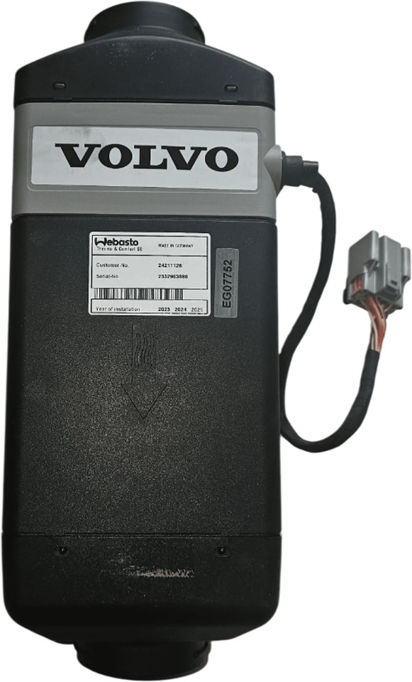 WEBASTO LUCHTVERWARMER AIRTOP EVO 2000 24V/2kW VOLVO | GEBRUIKT | 24211126 - Chauffage/ Ventilation pour Camion: photos 1 WEBASTO LUCHTVERWARMER AIRTOP EVO 2000 24V/2kW VOLVO | GEBRUIKT | 24211126 - Chauffage/ Ventilation pour Camion: photos 1