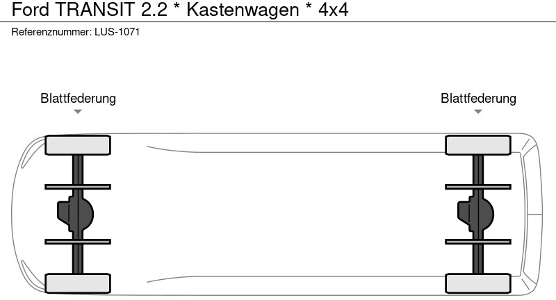 Utilitaire plateau Ford Transit 2.2 * Kastenwagen * 4x4: photos 13