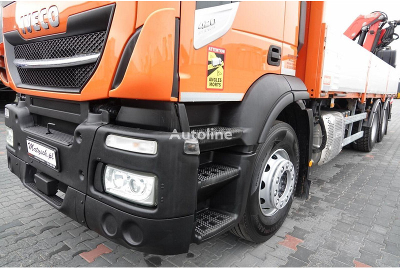 Iveco 420 Flatbed + crane FASSI 185 6x2 en crédit-bail Iveco 420 Flatbed + crane FASSI 185 6x2: photos 9 Iveco 420 Flatbed + crane FASSI 185 6x2 en crédit-bail Iveco 420 Flatbed + crane FASSI 185 6x2: photos 9