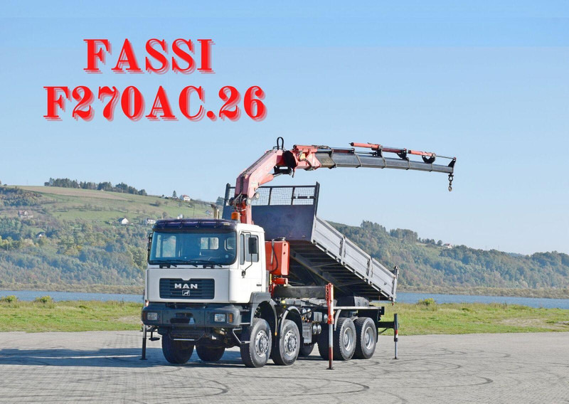 MAN 41.460 *FASSI F270AC.26 * 8x8 ! TOPZUSTAND - Camion benne, Camion grue: photos 1 MAN 41.460 *FASSI F270AC.26 * 8x8 ! TOPZUSTAND - Camion benne, Camion grue: photos 1