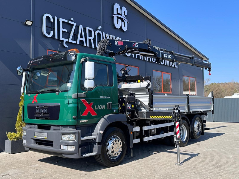 MAN GM TGS TGX 26.340 // E5// 6x2 6x4 //WYWROTKA 3-S / HIAB XS 122 H - Camion benne, Camion grue: photos 1 MAN GM TGS TGX 26.340 // E5// 6x2 6x4 //WYWROTKA 3-S / HIAB XS 122 H - Camion benne, Camion grue: photos 1