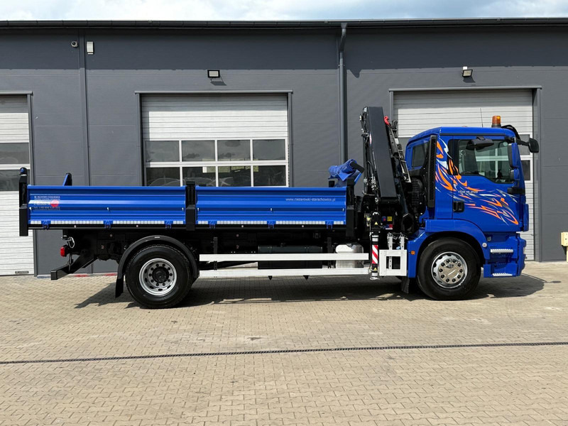 Camion benne MAN MAN TGM TGL TGS 18.250 // E6 // wywrotka + HDS HMF z pilotem //: photos 8