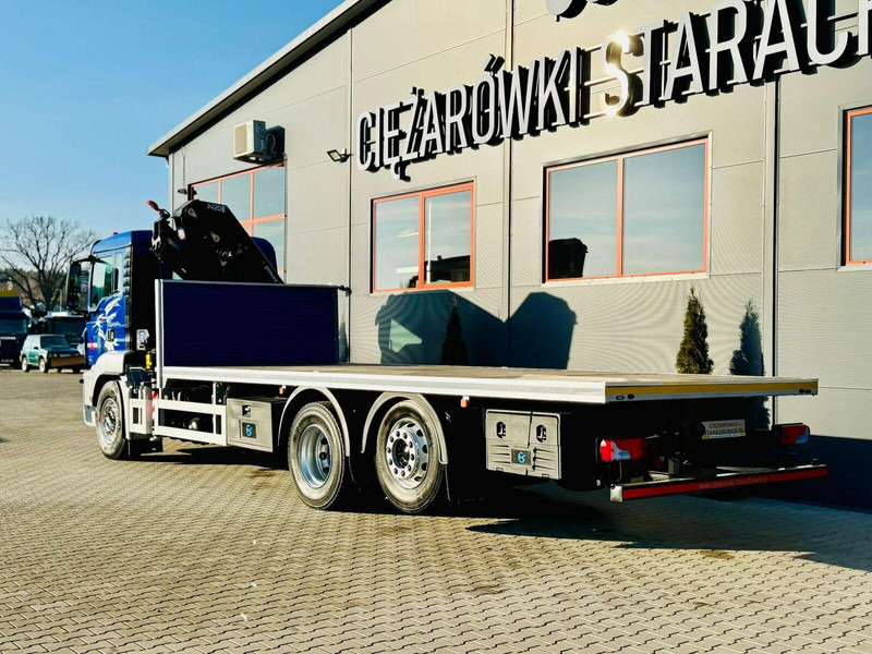 MAN MAN TGS 26.360 // E6 // 6x2 // platforma laweta 7,2m z HDs HMF 1 - Camion plateau, Camion grue: photos 3 MAN MAN TGS 26.360 // E6 // 6x2 // platforma laweta 7,2m z HDs HMF 1 - Camion plateau, Camion grue: photos 3