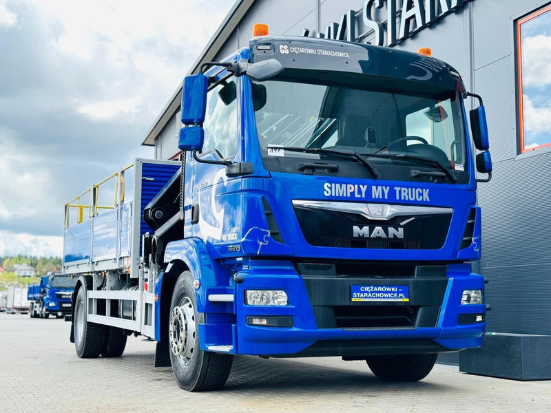 MAN TGM TGL TGS 18.250 - Camion plateau, Camion grue: photos 2 MAN TGM TGL TGS 18.250 - Camion plateau, Camion grue: photos 2