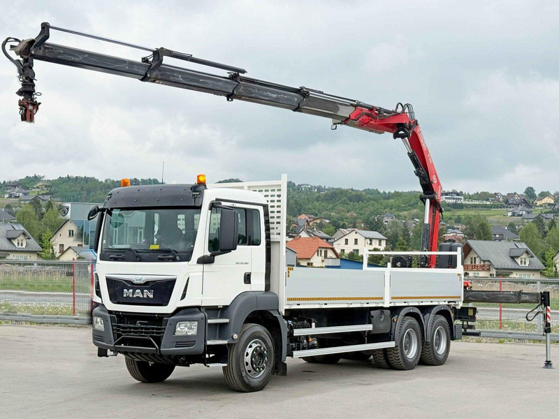 MAN TGS 26.360* FASSI F195A.2.24 / FUNK * 6x4 * TOP - Camion plateau, Camion grue: photos 2 MAN TGS 26.360* FASSI F195A.2.24 / FUNK * 6x4 * TOP - Camion plateau, Camion grue: photos 2