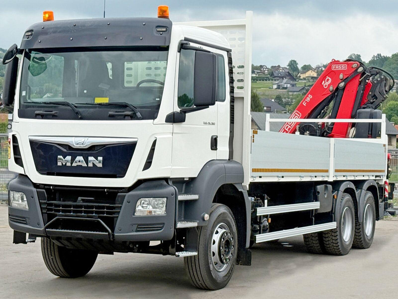 MAN TGS 26.360* FASSI F195A.2.24 / FUNK * 6x4 * TOP - Camion plateau, Camion grue: photos 4 MAN TGS 26.360* FASSI F195A.2.24 / FUNK * 6x4 * TOP - Camion plateau, Camion grue: photos 4