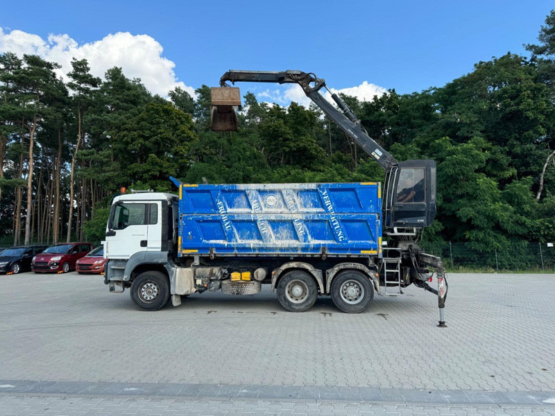MAN TGS 26.440 6x4 Tipper + Crane Loglift 120S - Camion benne, Camion grue: photos 2 MAN TGS 26.440 6x4 Tipper + Crane Loglift 120S - Camion benne, Camion grue: photos 2