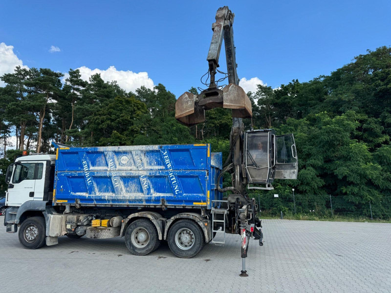 MAN TGS 26.440 6x4 Tipper + Crane Loglift 120S - Camion benne, Camion grue: photos 3 MAN TGS 26.440 6x4 Tipper + Crane Loglift 120S - Camion benne, Camion grue: photos 3