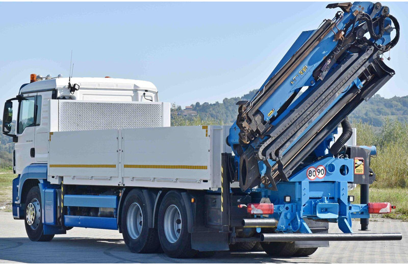 Camion plateau, Camion grue MAN TGS 26.480 * PK 27002 + JIB PJ060 + FUNK / 6x4: photos 6 Camion plateau, Camion grue MAN TGS 26.480 * PK 27002 + JIB PJ060 + FUNK / 6x4: photos 6